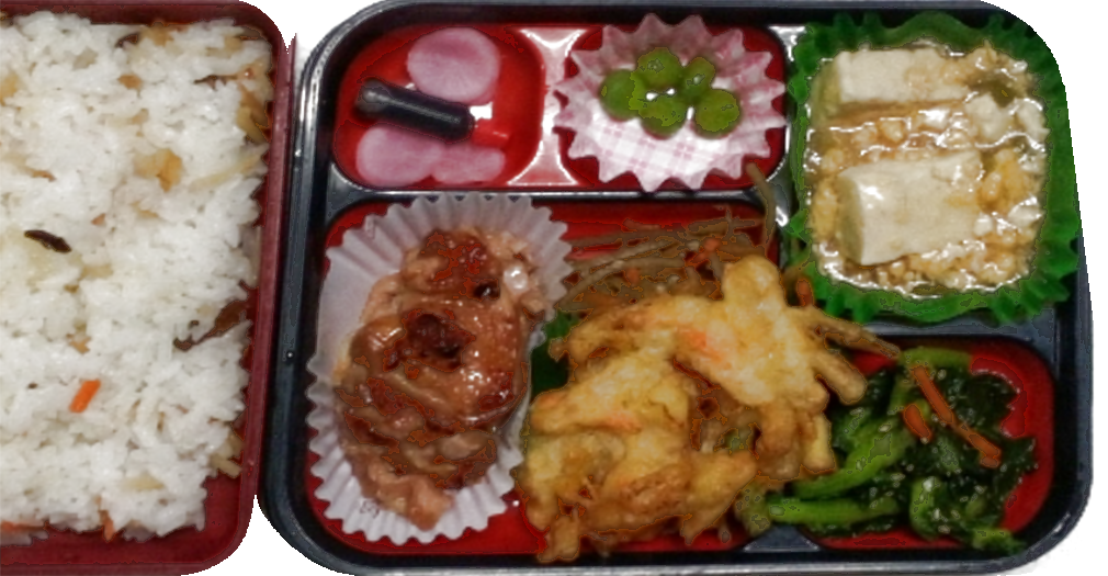 本日の手造り弁当